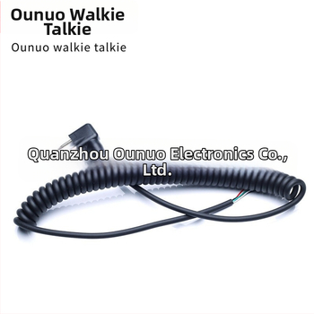 Kábel mikrofónu pre walkie-talkie, 4-vodičový, kompatibilný s Motorola M-head, GP68/88/88S/3188/300, bez batérie, prachotesný