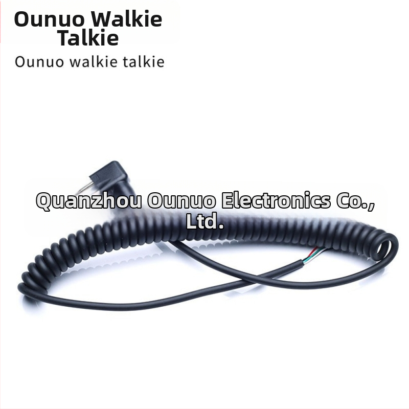 Kábel mikrofónu pre walkie-talkie, 4-vodičový, kompatibilný s Motorola M-head, GP68/88/88S/3188/300, bez batérie, prachotesný