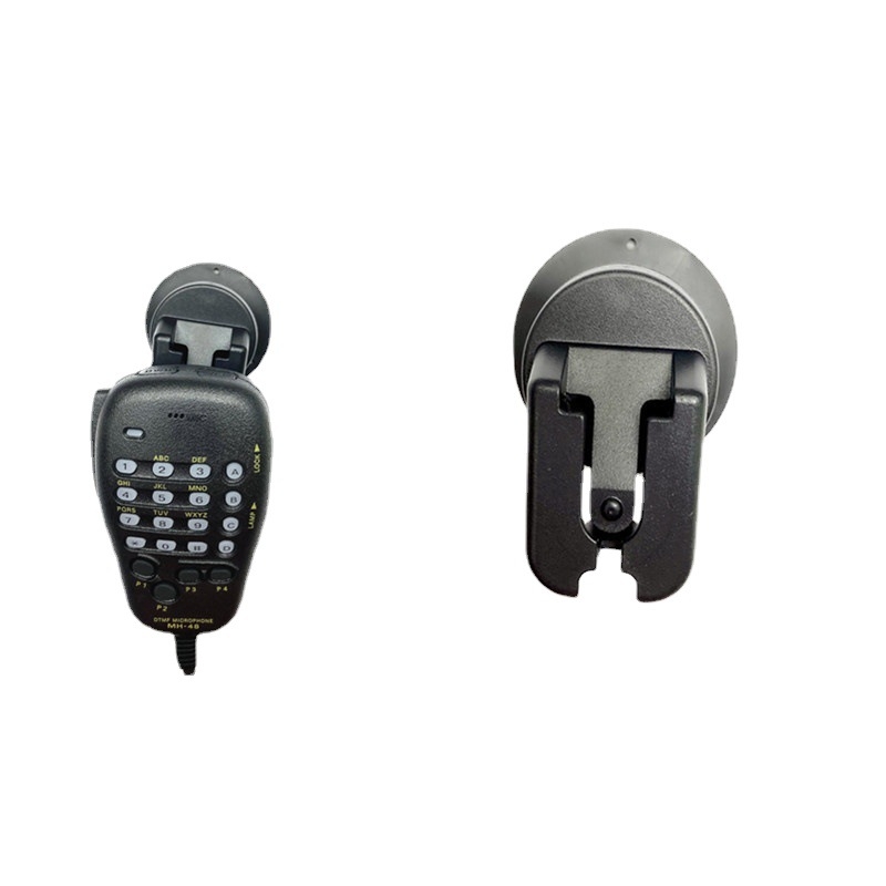 Kodomini XY-1 suport pentru microfon de mână auto, anti-alunecare, compatibil cu FTM6000R, 300DR, 7900R, 100DR, D9000; rază de comunicare 1,5–3 km