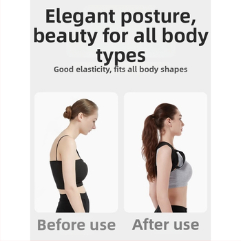 Коректор за позата за възрастни — невидим, с открита презрамка за рамо, Earthshaker, стил Wear, PVC, модел 553, пролет 2025