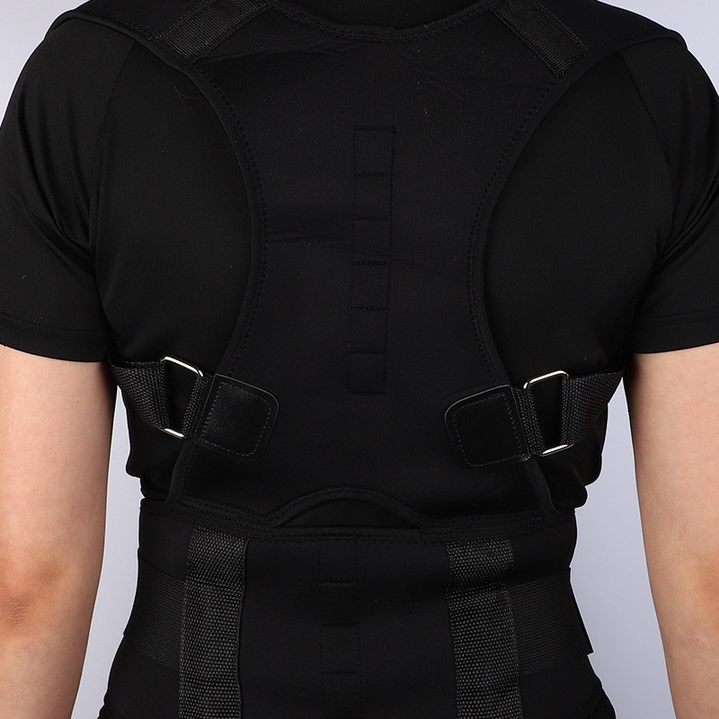 JALEX JL-019 Пояс за подкрепа на гърба за възрастни, дишаща корекция на стойката за изправено седене