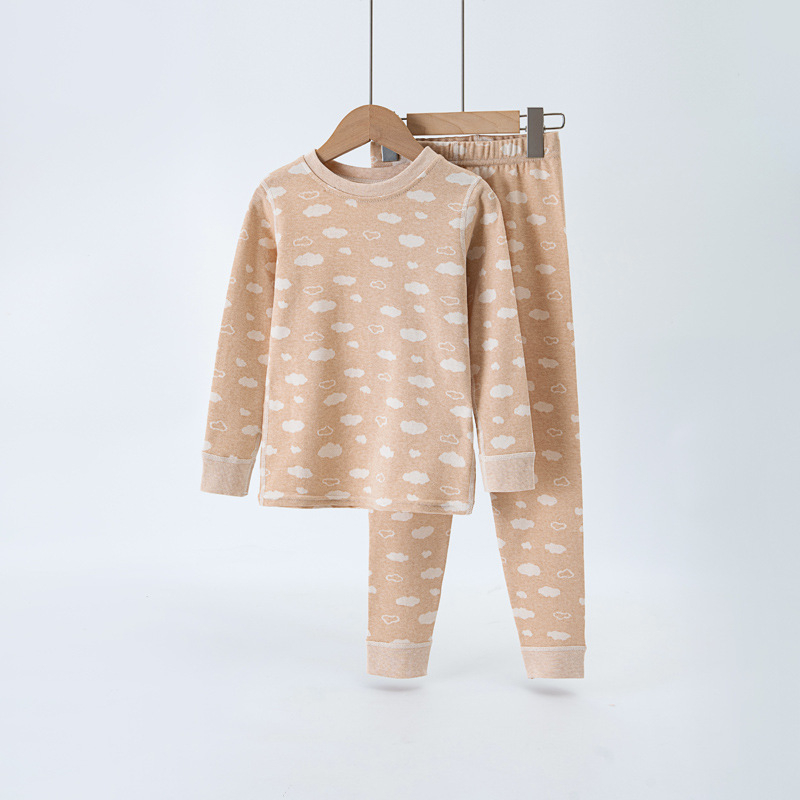 Unisex dječji set pamukog donjeg rublja, 100% pamuk, Klasa A termalni gornji i donji dio za jesen/zimu, za djecu od 8 godina
