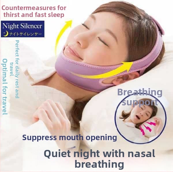 KHX модел – антихъркан колан за сън: предотвратява дишането през устата, корекция на отварянето на устата, облекчава хъркането