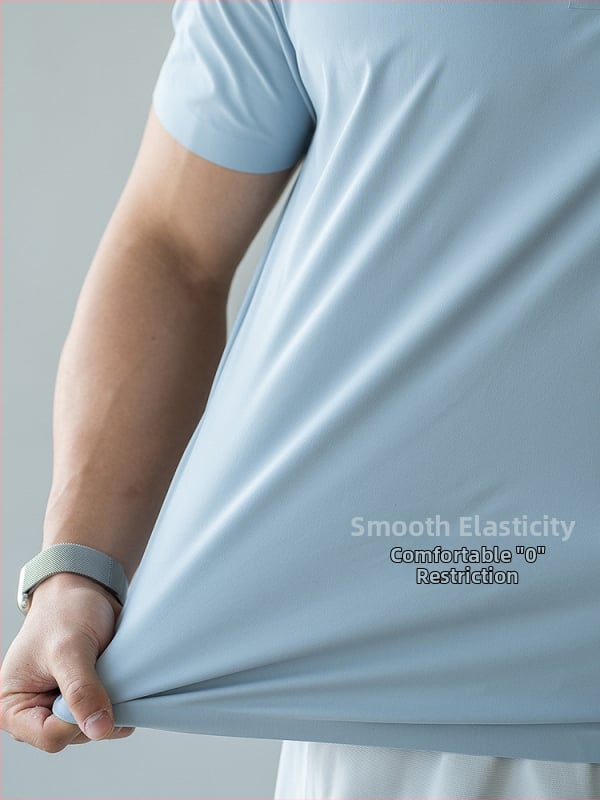 Férfi polo felső, 7A antibakteriális, gyors száradás, Traceless hűtés, Nylon/Spandex, rövid ujjú