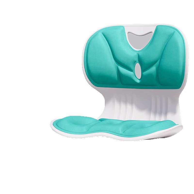 Jastuk za lumbalnu potporu sa memory foam punjenjem, navlaka od poliesterskog pamuka, jednobojni uzorak, za korekciju držanja na poslu