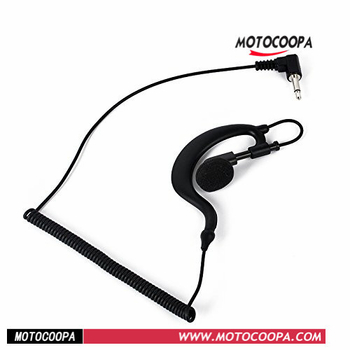 Walkie-Talkie ακουστικό TD-01, καμπύλη κατασκευή με κράτημα στο αυτί, ενσύρματο με εξωτερικό μικρόφωνο, εμβέλεια 3-5 χλμ, αντιπαρεμβολή