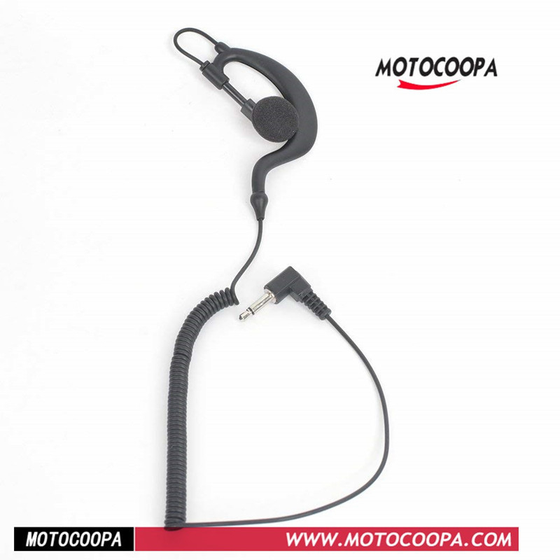 Walkie-Talkie ακουστικό TD-01, καμπύλη κατασκευή με κράτημα στο αυτί, ενσύρματο με εξωτερικό μικρόφωνο, εμβέλεια 3-5 χλμ, αντιπαρεμβολή