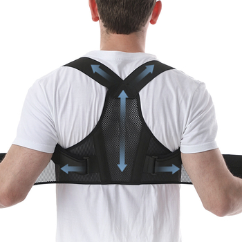 Коригираща лента за стойка, дишащ полиестер, Osik, за ученици и възрастни, регулируеми презрамки за рамене