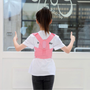 Коректор за поза с дишаща лента за рамене - универсален за ученици и деца, All pretty 607, пуснат през 2024 г.