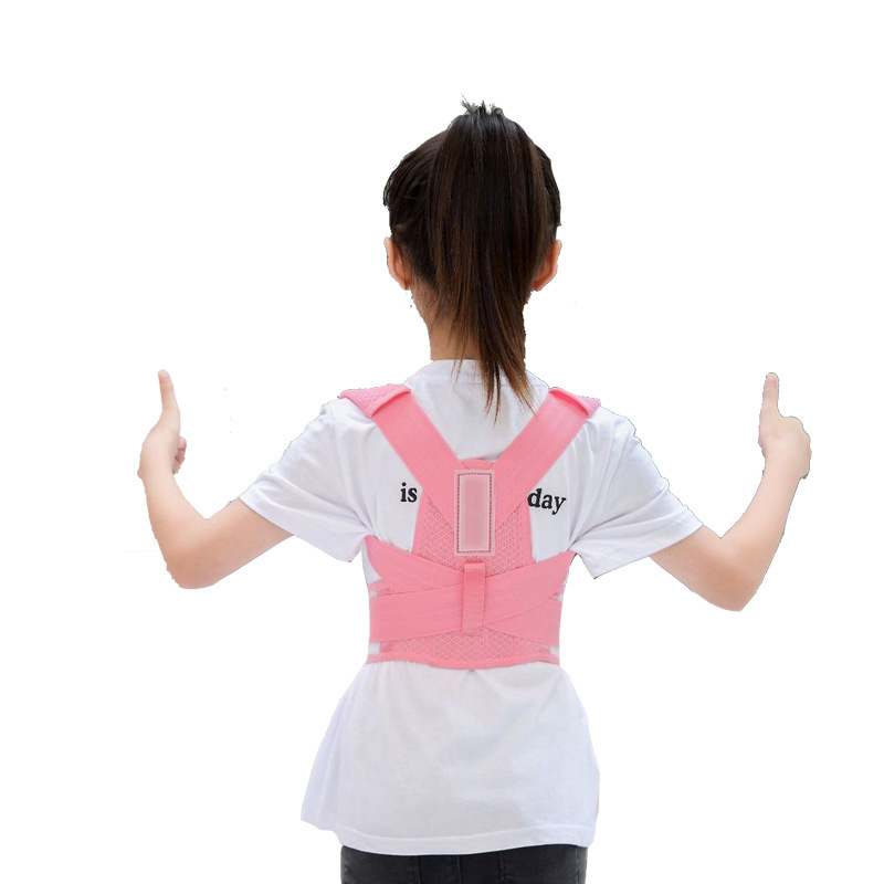 Коректор за поза с дишаща лента за рамене - универсален за ученици и деца, All pretty 607, пуснат през 2024 г.