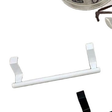 Bară din oțel inoxidabil pentru prosoape, pentru ușile de la dulap, fără găuri, cu o singură tijă, multifuncțională pentru baie și bucătărie — Qiansu