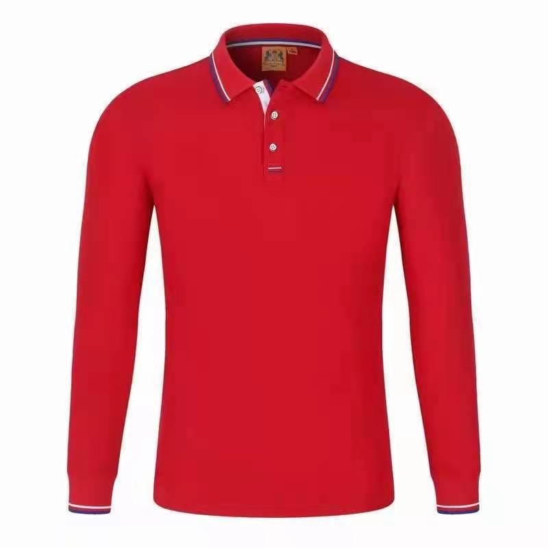 Iroda dolgozói hosszú ujjú galléros poloing, laza szabás, logó hímzés, testre szabható (hosszú ujjú, laza szabás, logó hímzés, testre szabható, akril)