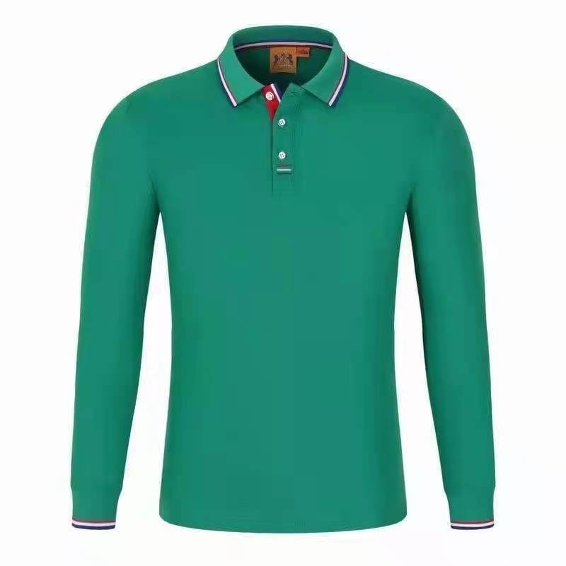 Iroda dolgozói hosszú ujjú galléros poloing, laza szabás, logó hímzés, testre szabható (hosszú ujjú, laza szabás, logó hímzés, testre szabható, akril)