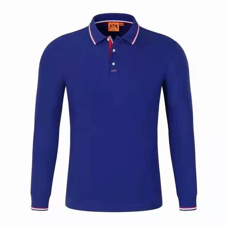 Iroda dolgozói hosszú ujjú galléros poloing, laza szabás, logó hímzés, testre szabható (hosszú ujjú, laza szabás, logó hímzés, testre szabható, akril)