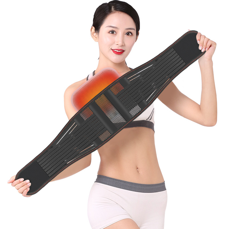  Prozračni pojas za struk s čeličnom pločom, unisex, mrežasti materijal, samozagrijavajući ljetni model