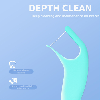 Ортодонтски конци за зъби със скоби, пластмасови, 50–80 бр. в пакет, опаковка на едро, произход Shenzhen