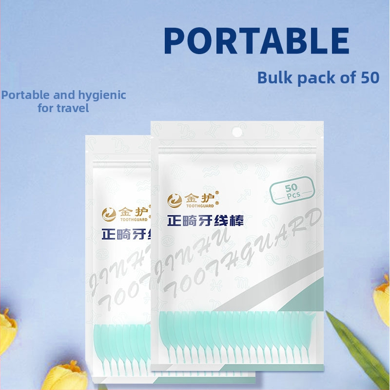 Ортодонтски конци за зъби със скоби, пластмасови, 50–80 бр. в пакет, опаковка на едро, произход Shenzhen