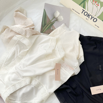 Εσώρουχα κοριτσιών από Lyocell, διαπνοή, μεσαία ζώνη, πλεκτό ύφασμα, επένδυση καβάλου Lyocell