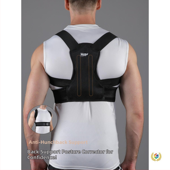 Popruh na korekciu držania tela – späťová podpora, nylon, univerzálne použitie, masáž, beh, fitnes a formovanie tela