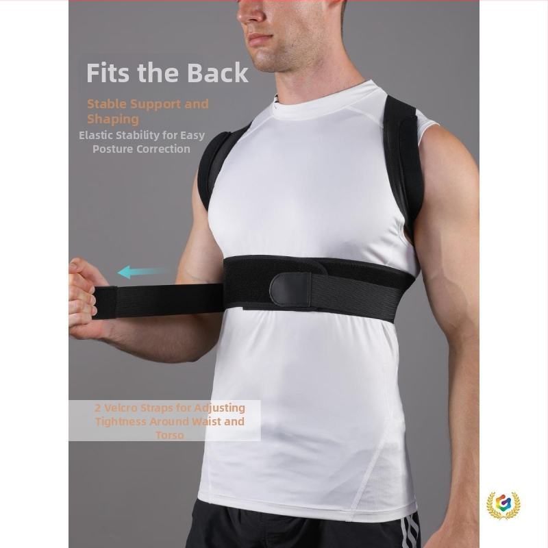 Popruh na korekciu držania tela – späťová podpora, nylon, univerzálne použitie, masáž, beh, fitnes a formovanie tela