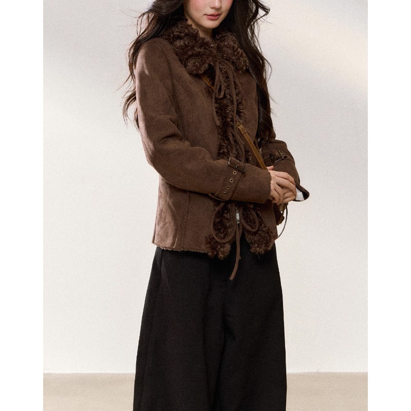 Jachetă damă în stil retro, cu guler lapel, închidere cu nasturi, poliester, culoare solidă