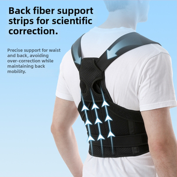 Osaike Pás na korekciu držania tela pre chrbát, model B6019, polyesterové vlákno, univerzálne použitie