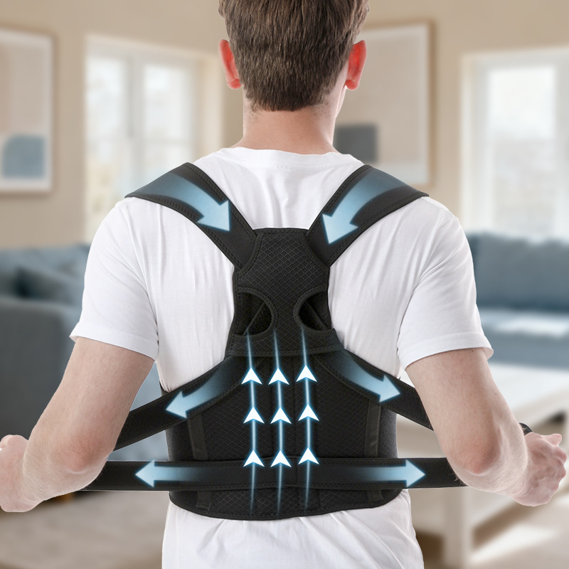 Osaike Pás na korekciu držania tela pre chrbát, model B6019, polyesterové vlákno, univerzálne použitie