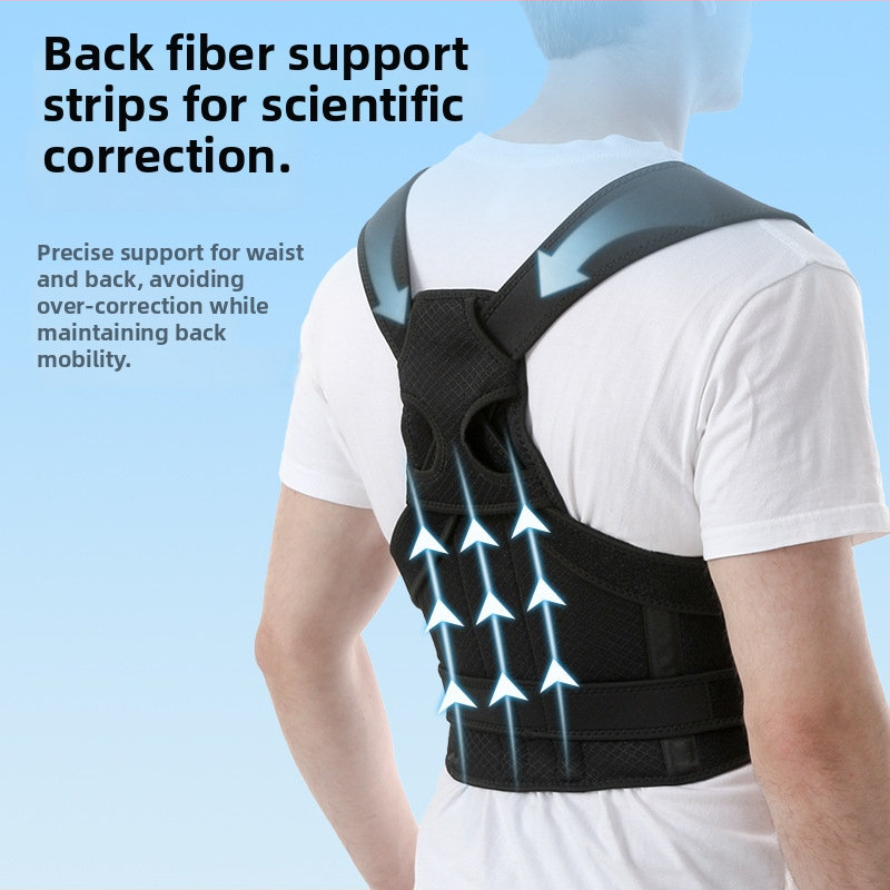 Osaike Pás na korekciu držania tela pre chrbát, model B6019, polyesterové vlákno, univerzálne použitie