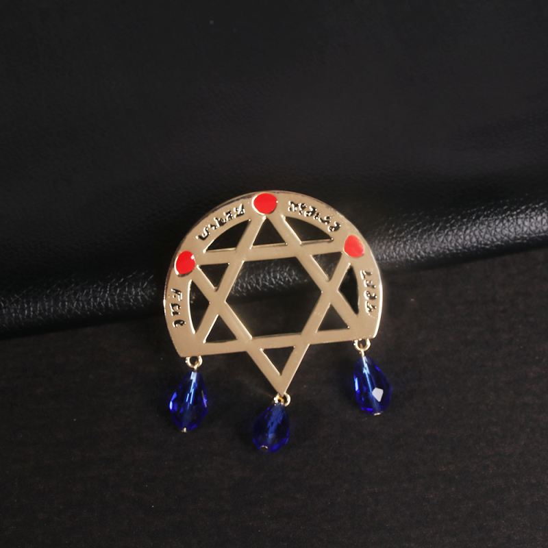 Брошка по мотиви Witch's Journey: Ирэна Грей, сплав, геометричен дизайн, електроплакирана, унисекс, декоративна украса