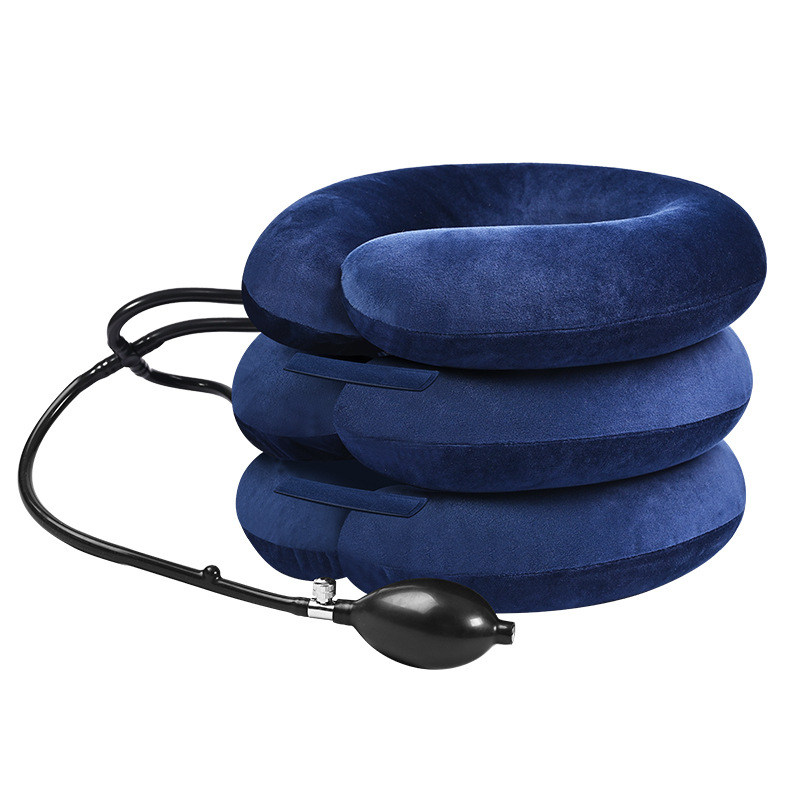 Трислойна шийна ортеза с надуваем тракционен механизъм, преносима, унисекс, модел C04