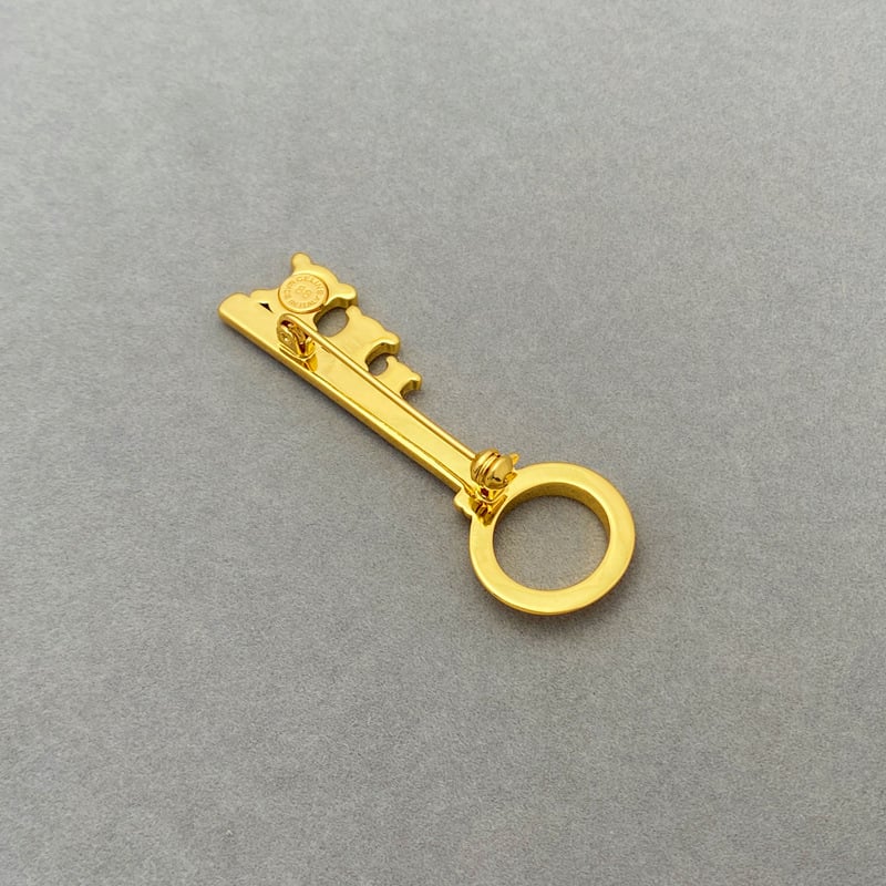 Медна геометрична брошка с електроплакиране – унисекс мултифункционален моден аксесоар