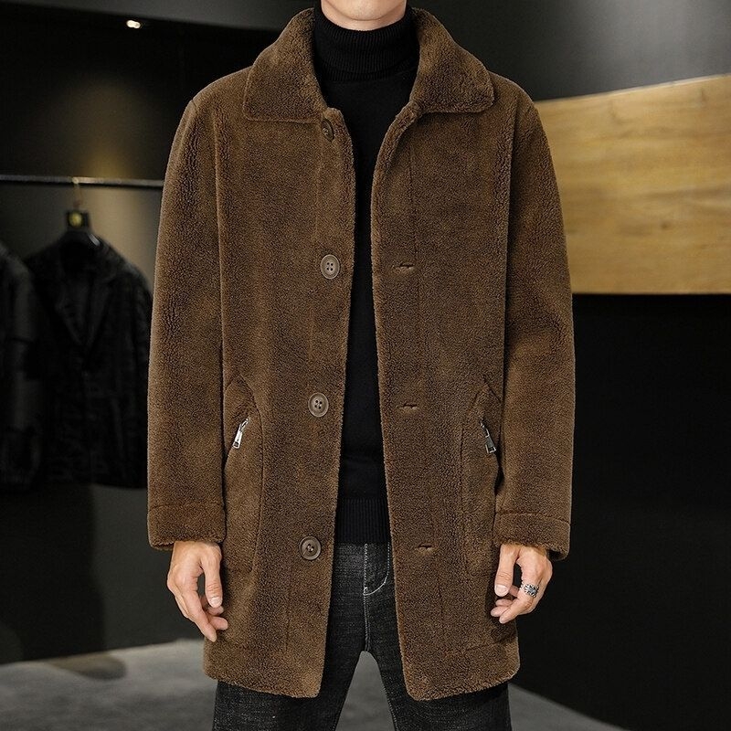 Jakna od korduroja, debeli završetak, jednodijelno kopčanje, ovratnik Turn-down