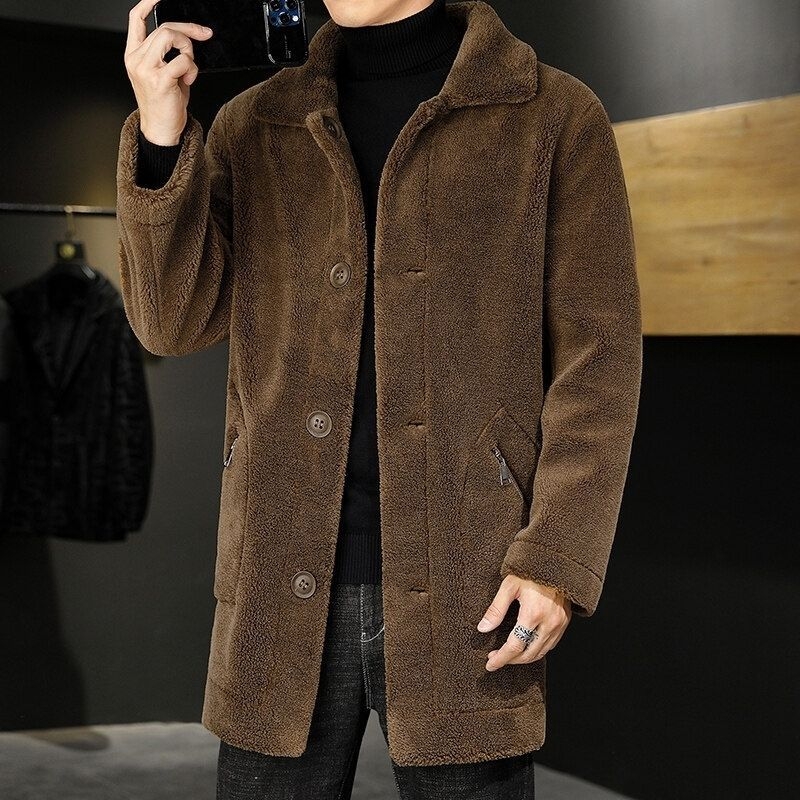 Jakna od korduroja, debeli završetak, jednodijelno kopčanje, ovratnik Turn-down