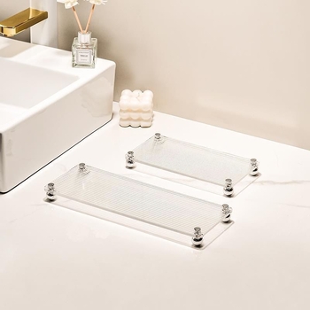 Plastični regaľ za umivaonik, jednodjelni ormarić za kozmetiku, moderan stil