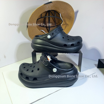 Ženske Crocs‑stile clogove s 5 cm povećanjem visine, EVA potplat, injekcijsko oblikovanje, prozračne, protuklizne