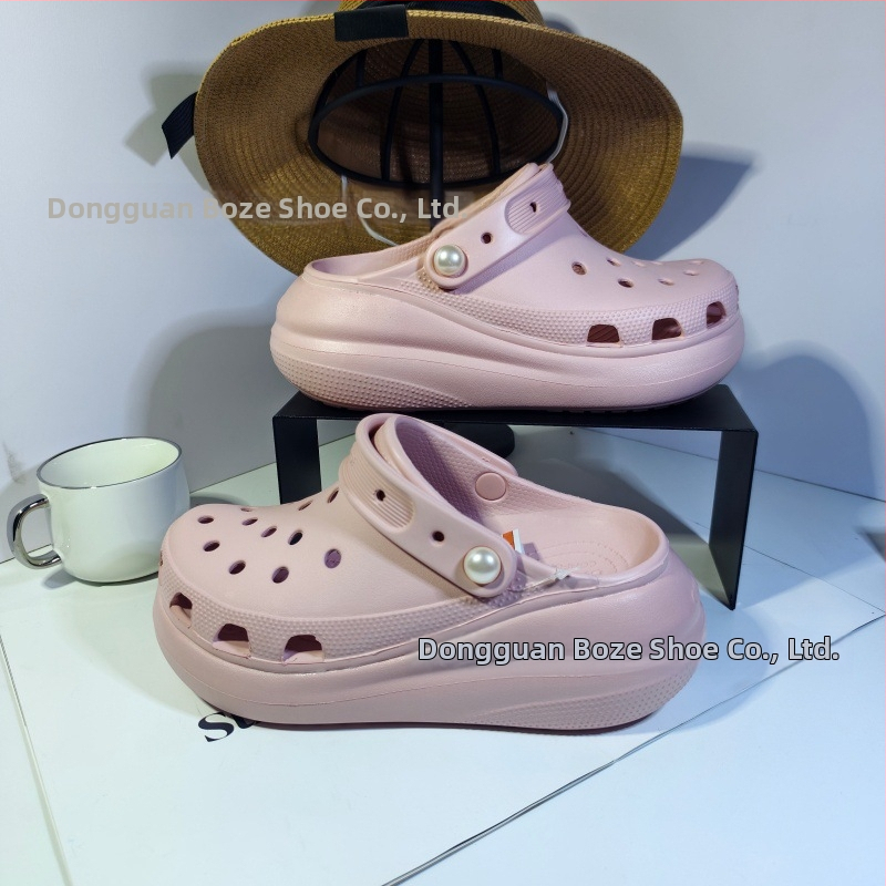 Ženske Crocs‑stile clogove s 5 cm povećanjem visine, EVA potplat, injekcijsko oblikovanje, prozračne, protuklizne