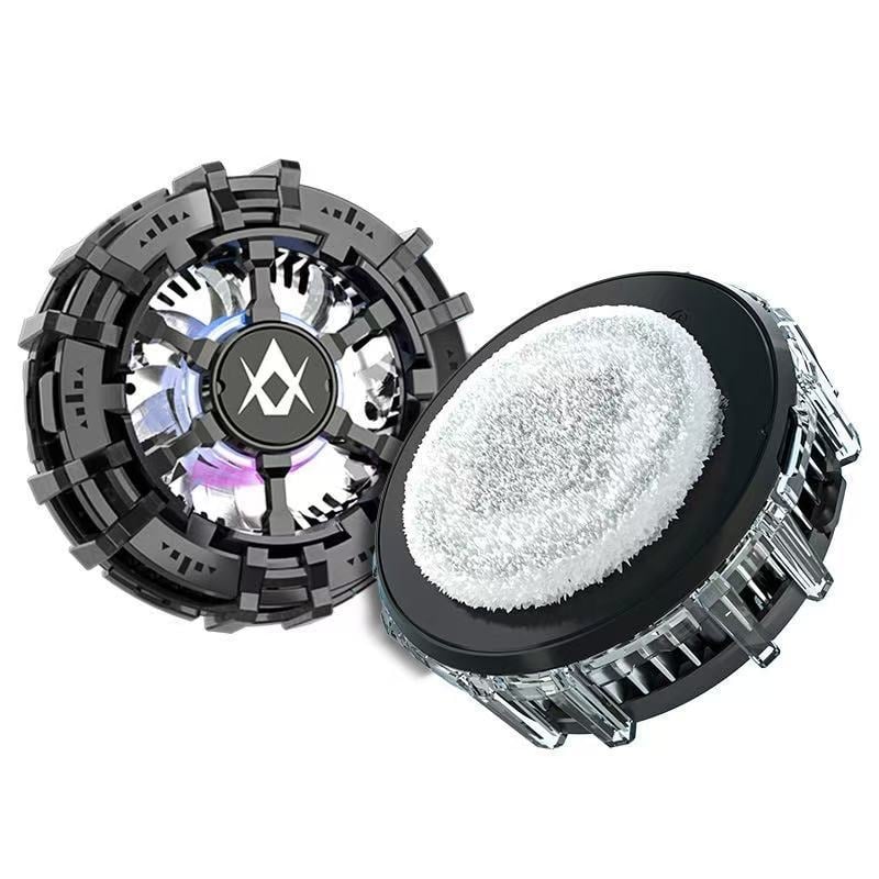 Mágneses telefonhűtő, kettős magos félvezető, hátulról rögzíthető klip, 125 g, 10W, Type-C interfész, ABS+metál, modell N26