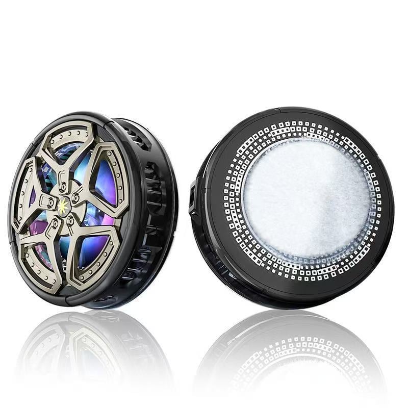 Mágneses telefonhűtő, kettős magos félvezető, hátulról rögzíthető klip, 125 g, 10W, Type-C interfész, ABS+metál, modell N26