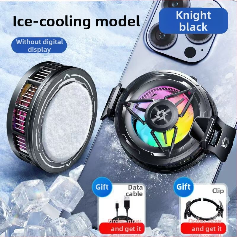 Mágneses telefonhűtő, kettős magos félvezető, hátulról rögzíthető klip, 125 g, 10W, Type-C interfész, ABS+metál, modell N26