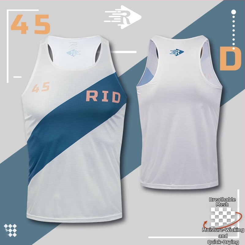 Безрукавна спортна жилетка — унисекс за възрастни, дишаща полиестерна материя