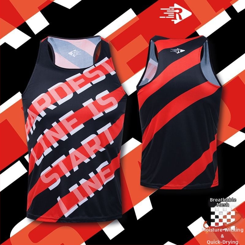 Безрукавна спортна жилетка — унисекс за възрастни, дишаща полиестерна материя