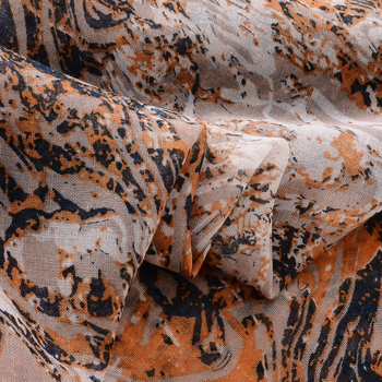 Полиестерен шал с удължен стил, права тъкан, запазва топлината и защитава от слънцето, за есен