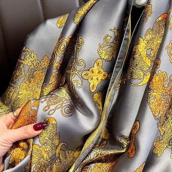 Šal od sintetičkog svile, produžena duljina, boemski vintage etnički stil; tkanje warp, otisak; brzo suši i zaštita od sunca