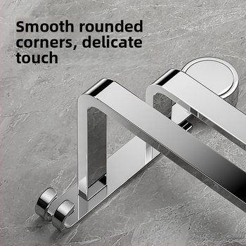 Raft pentru papuci și prosoape din oțel inoxidabil 304 - montaj fără găuri, Guangkai brand, personalizabil