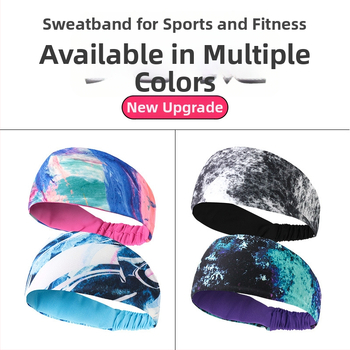 Лента за глава Green Rider, полиестер, подходяща за бягане, фитнес, баскетбол и колоездене; налична частна марка.