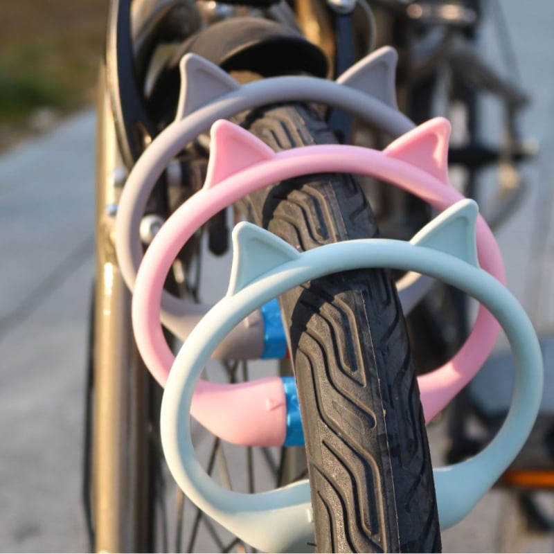 Lead Star κλειδαριά ποδηλάτου — σιλικόνη, αντικλοπική, συνδυαστική, φορητή, unisex