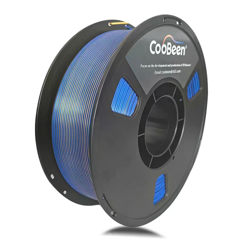 Νήμα PLA Silk για εκτύπωση 3D με μεταξωτή υφή; συμβατό με εκτυπωτές FDM 3D; υλικό: PLA Silk; ακρίβεια εκτύπωσης: ±0,02 mm; βάρος: 1 kg