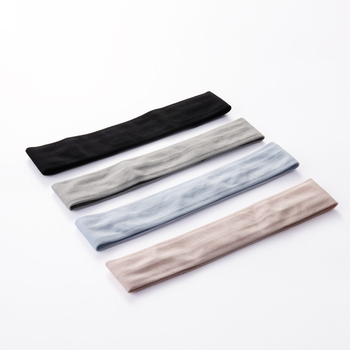 Mybeth спортна лента за глава — абсорбира пот, вътрешна силиконова антихлъзгаща подложка, полиестер + еластан, подходяща за бягане, фитнес, колоездене и баскетбол