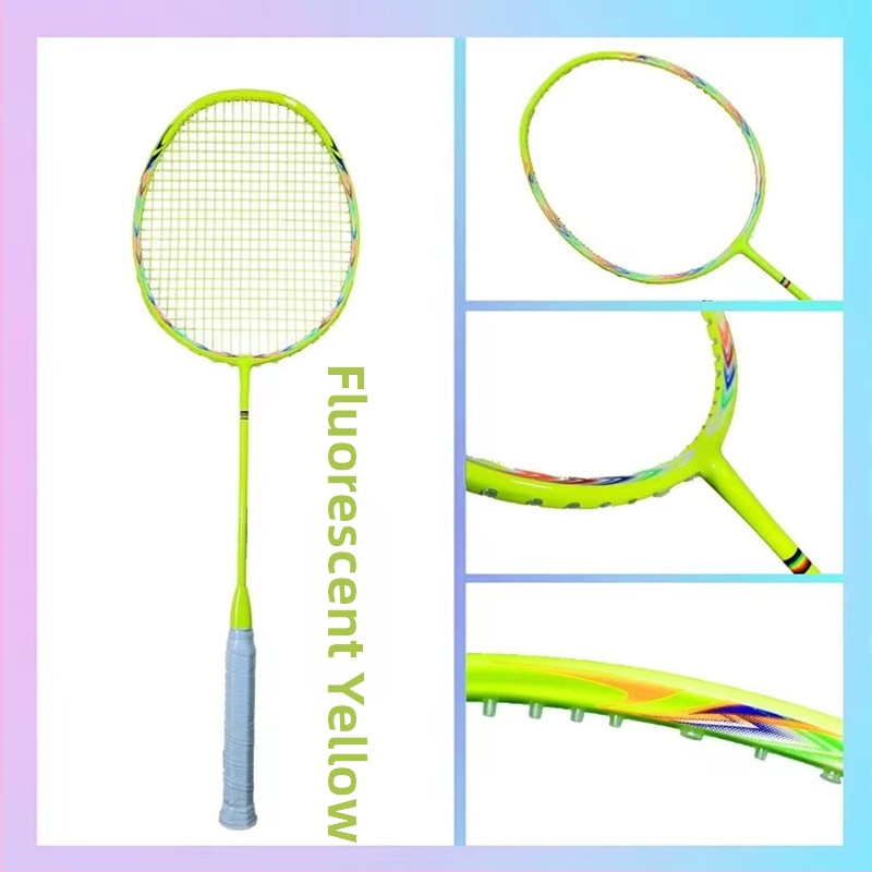 Бадминтон ракета с пълна карбонова рамка, дължина 675 мм, тегло 75–79 г, дръжка G5