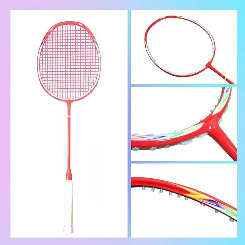 Бадминтон ракета с пълна карбонова рамка, дължина 675 мм, тегло 75–79 г, дръжка G5